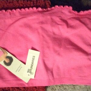 No Boundaries Hot Pink Bandeau - Med